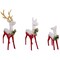 Northlight Lighted Reindeer Family Outdoor Christmas Decoration - 52.5" - Warm White -Set of 3